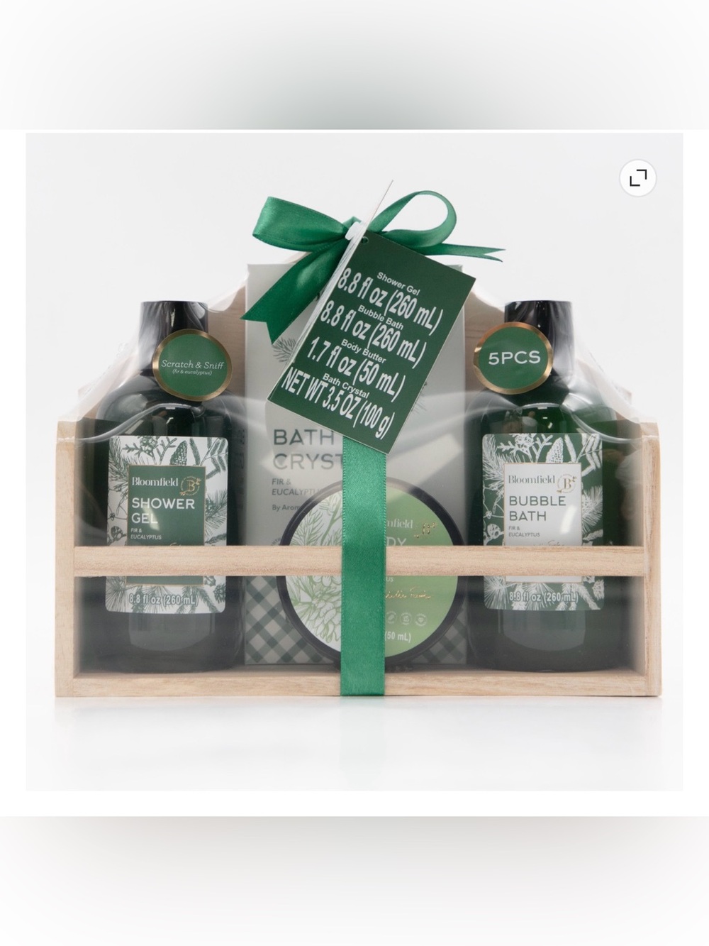 Fir & Eucalyptus Bath & Body Gift Set - Green